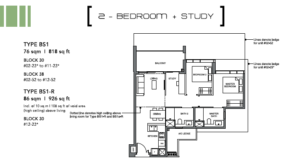 leedon-green-2-bedroom-plus-study-type-BS1-floor-plan