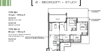 leedon-green-2-bedroom-plus-study-type-BS1-floor-plan