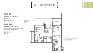 leedon-green-2-bedroom-type-B4-B4-R-floor-plan