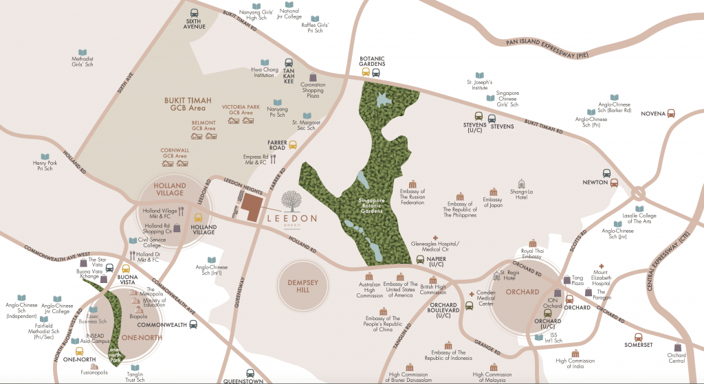 leedon-green-location-map-singapore
